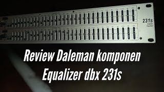 Review of dbx 231s Equalizer components in depth #tutorial #review #equaliser