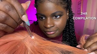 ASMR 2 HOURS Scalp Check, Plucking, \u0026 Scratching  🔎