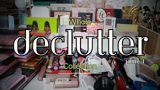 Whole Collection Declutter Part 1/2 | Complexion | Blush | Bronzer | Highlight