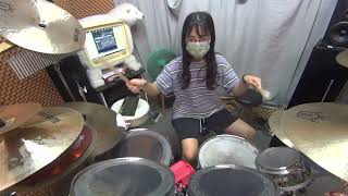 【嘉義爵士鼓教學】#王思妤   芒果醬   團長   Drum Cover 莊漢章打擊工作室