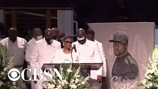 Family members speak at George Floyd's funeral