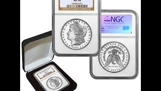 1887 MS64 NGC PMint Morgan Silver Dollar