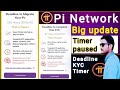 Pi Network New update|Deadline to Migrate your 184 Days - Deadlne to Complete your KYC 92 Days