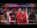 Menerima Tamu Upacara adat rambu solo toraja , Almh. Lawang (Nenek Nika) di Tando - Tando,Part 1