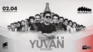 Yuvan Shankar Raja Live in Paris | 02/04/2023 at 5PMBook your tickets now | Paris La Défense Arena.