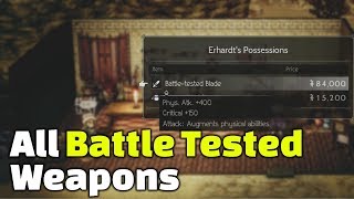 All Battle Tested Weapon Locations | Where To Find BEST Weapons | Octopath Traveler