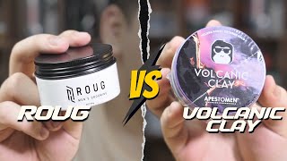 SO SÁNH Sáp vuốt tóc Volcanic Clay VS Sáp ROUG | Tiến Đích Shop