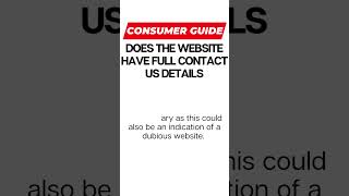 Scam Websites Tips Advice