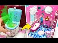 Amazing Doll Bathroom Makeover For Dream House || FUN CRAFTS!