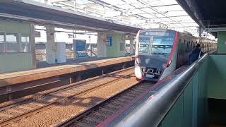 都営5500形5515編成07T快速西馬込行き八広駅(KS47)通過