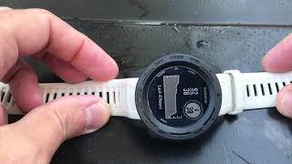 Garmin Instinct - Using the Temperature Widget (Not Weather)