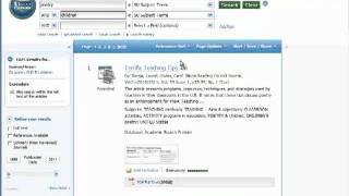 EBSCO Database Basics, pt. 2