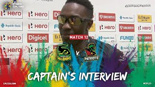 Captains' Interviews | Jamaica Tallawahs vs St Kitts & Nevis Patriots | CPL2021