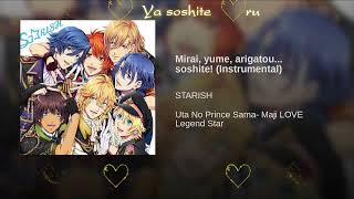 Starish mirai yume arigato soshite lyrics