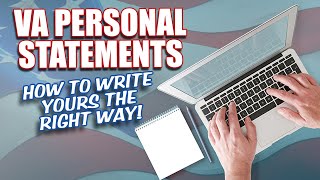 VA Personal Statement Example (How to Write Yours the Right Way)!