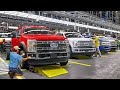 Inside Billion $ Factory Producing Massive Ford Trucks From Scratch - Production Line