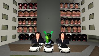 POV TOO MANY AUUGHHH AND ROSHALIA ALIEN OBUNGA FUN!  #gmod #nextbots