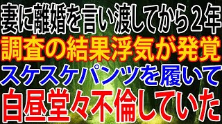 【修羅場】妻に離婚を言い渡してから２年、調査の結果浮気が発覚。スケスケパンツを履いて、白昼堂々不倫していた