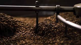 Italian Blend Coffee Beans Being Roasted Mahers Coffee Cork