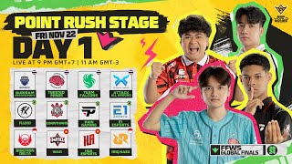 [EN] FFWS Global Finals 2024 | Point Rush Stage Day 1