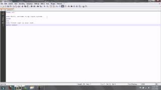Batch tutorial #2 - Creating a basic login system.