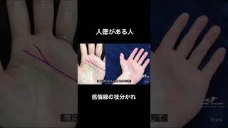 感情線が二股に枝分かれする