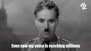 The Great Dictator Speech - Charlie Chaplin