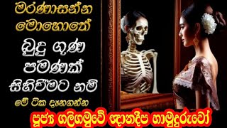 මරණාසන්න මොහොතේ බුදු ගුණ සිහිවීමට | How to Behave at the  time of Death | Ven Galigamuwe Gnanadeepa