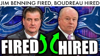 HUGE CANUCKS NEWS: JIM BENNING FIRED, BRUCE BOUDREAU HIRED! (Vancouver NHL Trade Rumours Today)