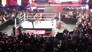 WWE MONDAY NIGHT RAW - 03/24/2014 :: Los Matadores Beats Ryback and Curtis Axel with El Torito