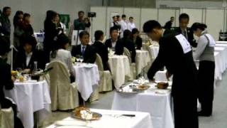 2010年技能五輪全国大会　レストランサービス競技