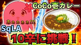 【実食】CoCo壱10辛に挑戦するSqLA【切り抜き】