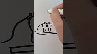 Зарисовка: сон #drawing #рисунок #youtubeshorts