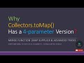 Java Collectors.toMap() Deep Dive | Merge Function | Map Supplier | Part 1   #javaStreams #education