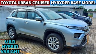 Toyota Hyryder Base Model 2023 // Hyryder Base Model // Hyryder E Petrol Model 2023 Silver Color..