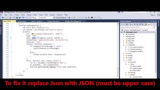 MVC - JSON - Fix Error - 0x800a1391 JavaScript runtime error Json is undefined