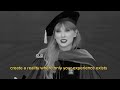 Taylor Swift Motivational Speech