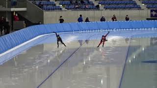 【八戸市】 【2021 長根オータムスピードスケート競技会】　女子５００ｍ　７組　【ＹＳアリーナ八戸】