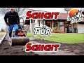 RASENFLÄCHE für NEUSAAT - Mutterboden Schicht für Schicht aufbauen - WOLLRASEN zum Nachsäen kommt!