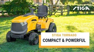 The Stiga Tornado | Compact \u0026 Powerful | Ride On Mower | Stiga