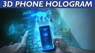 3D PHONE HOLOGRAM in Augmented Reality⚡ - Visual Effects Illusion