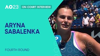 Aryna Sabalenka On-Court Interview | Australian Open 2023 Fourth Round
