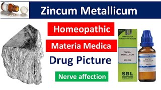 Zincum Metallicum Homeopathic Medicine | Drug Picture | Materia Medica #bhms #materiamedica #zincum