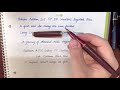 Pen review: Vintage Platinum fountain pen Red leather