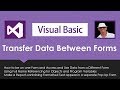 VB How To Use Data Across Multiple Forms in Visual Basic VB.Net