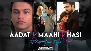Aadat X Maahi X Hasi Ban Gaye | Deep House Mix | DJ Aroone |Bollywood Love Mashup