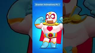 SK Brawl Stars team mimics Brawler animations 🕺 #brawlstars #gaming