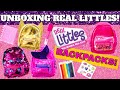 Unboxing Real Littles Backpacks Blind Bag Toy Opening!