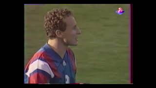 1992 France - Suède 1-1 Championnat d'Europe des nations 1er tour Groupe 1 Journée 1 (Français)