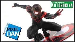 Miles Morales Spider-Man Marvel Comics ArtFX+ Kotobukiya 1/10 Scale Statue Video Review